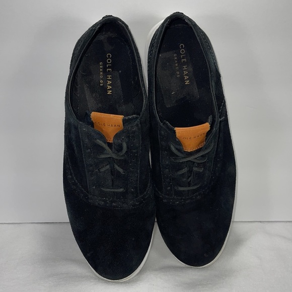 Cole Haan Ella Grand OX II Oxford Suede Sneakers - Picture 7 of 8